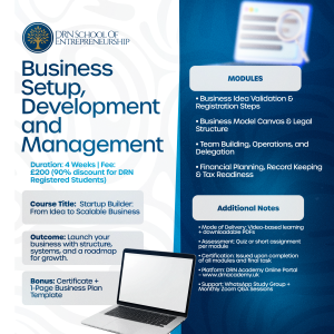 DRN Business Setup, Development & Management